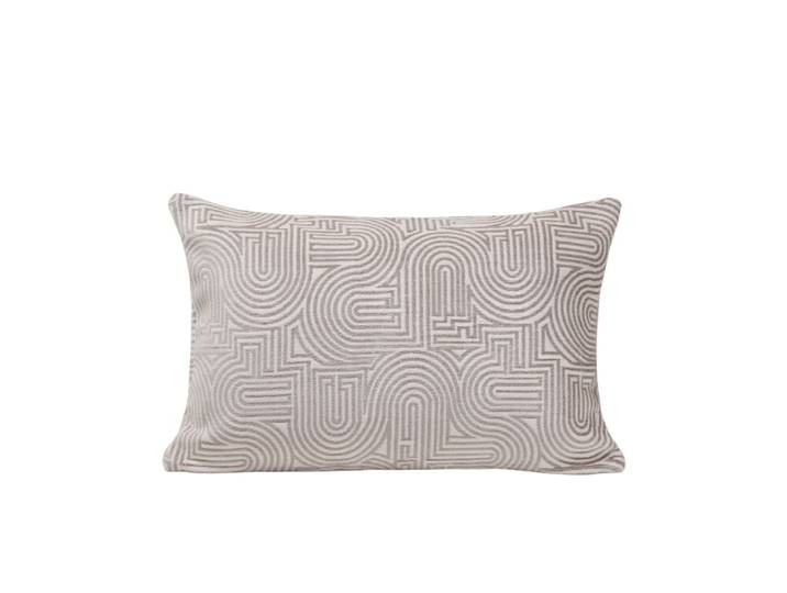 Housse de coussin en viscose beige 40x60 cm