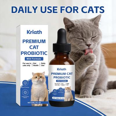 Cat Probiotic Drops For Gut Health & Digestive Balance Support Supplement Cat Probiotic Drops For Gut Health & Digestive Balance Support Supplement