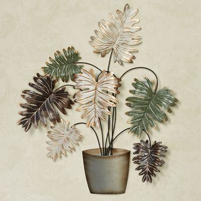 Touch of Class Potted Palms Wall Art Multi Metallic , Multi Metallic