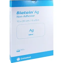 Biatain Ag Schaumverband Nicht-Haftend 10x20cm 5 ST