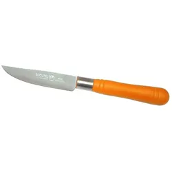 12X Portugiesisches Messer Klinge 9 cm mit Griff aus orangefarbenem PP
