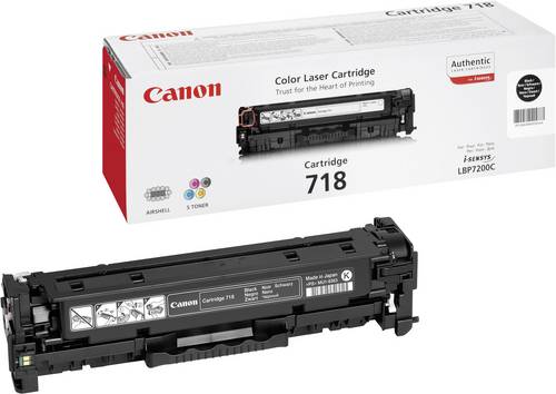 Canon Toner 718 BK Original Schwarz 3400 Seiten 2662B002