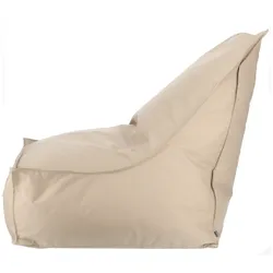 Sitzsack Gordon, beschichteter Polyester, modern und outdoor-geeignet, taupe, 70x80x80 cm