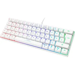DELTACO GAMING Mini Gaming Tastatur GAM-075-W-DE