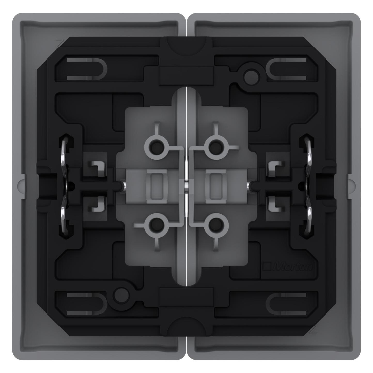 Schneider Electric Wippe für Serienschalter, Edelstahl, System Design (MEG3400-6036)