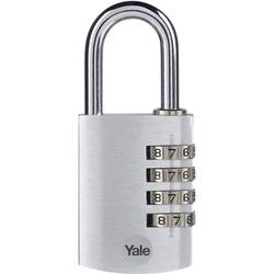 YALE YE3CB/38/131/1/S Vorhängeschloss 38 mm Silber Zahlenschloss