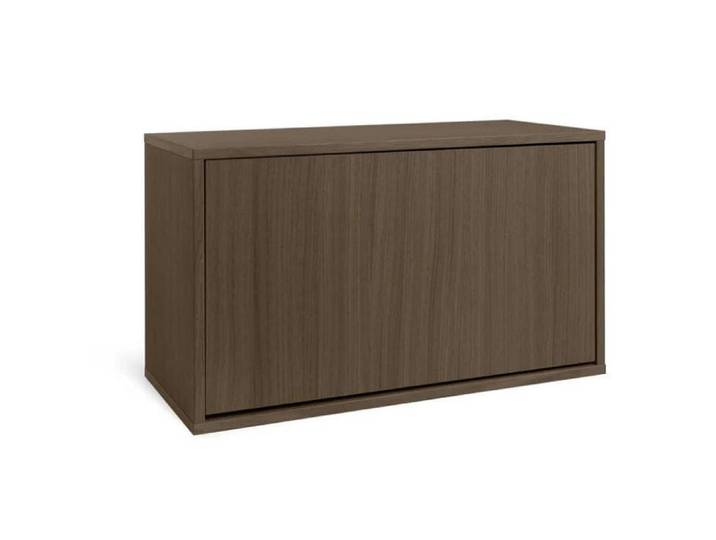 Schuhschrank ReCollector Shoe Box Dark Oak , braun, B:70cm H:40cm T:30cm, Schränke, Schuhschrank