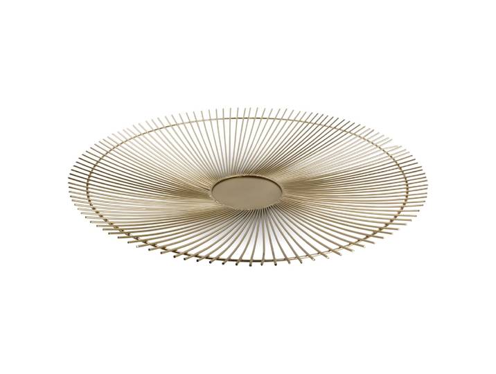 Panier en fil or en métaux 53xh5cm