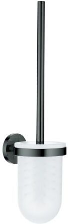 Grohe Essentials WC-Bürstengarnitur 40374A01 hard graphite, Wandmodell, verdeckte Befestigung