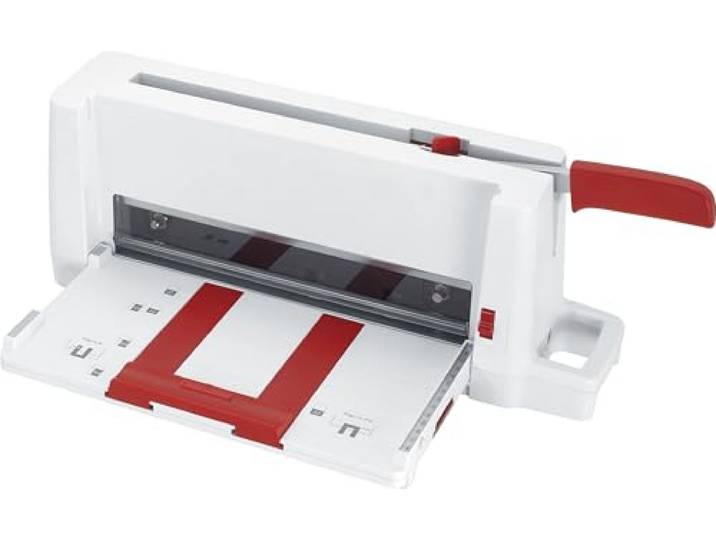 Schneidemaschine IDEAL 3006,Formate bis DIN A4, Blattkapazität bis 60 Blatt LED-Schnittlinienanzeige, für Papier, 300 mm Schnittlänge, ideal für Büro, Architekten, Agenturen, kompakt, mobil, präzise