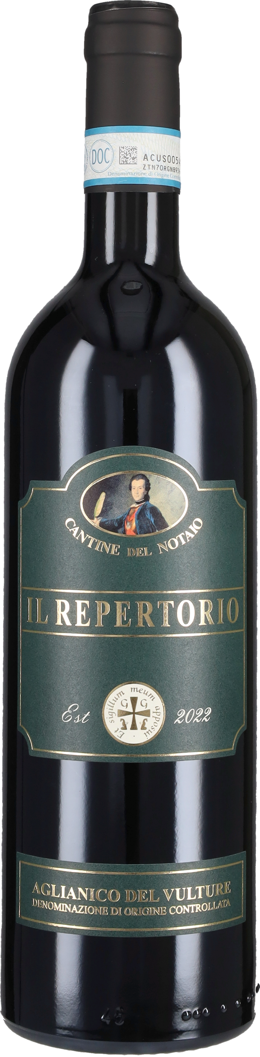 Aglianico del Vulture 'Il Repertorio' Cantine del Notaio 2022