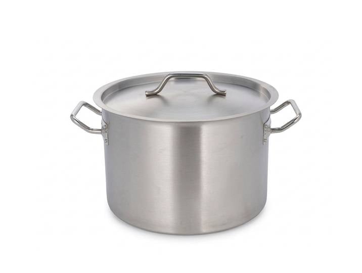 Cheffinger Kochtopf, Edelstahl (1-tlg), XXL Edelstahl Kochtopf mit Deckel mit Antihaftbeschichtung