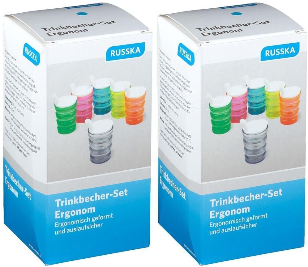 RUSSKA Trinkbecher Ergonom blau 2x 2x1 St