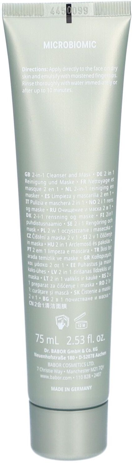 Doctor Babor Microbiomic Clay Multi Cleanser 75ml 75 ml Gesichtsmaske