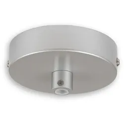 ISOLED Deckenbaldachin, rund, für Kabel mit max. 9.8mm Manteldurchmesser, grau ISO-116606