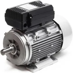 Wiltec Elektromotor 1-phasig 2-pol 1,5kW 230V Elektro Motor Kupferwicklung