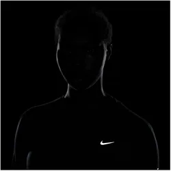 Nike, Damen, Sportshirt, Women's Swift DF UV Long-Sleeve Crew Running Top (S), Silber, Schwarz