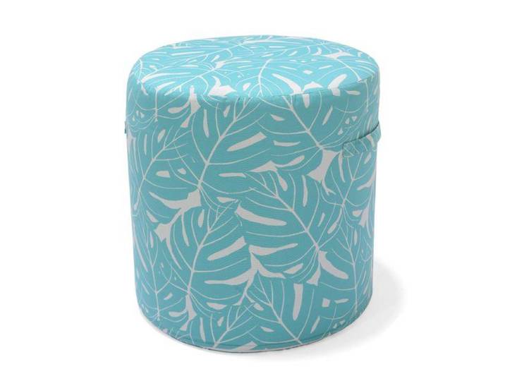 Pouf outdoor bleu turquoise