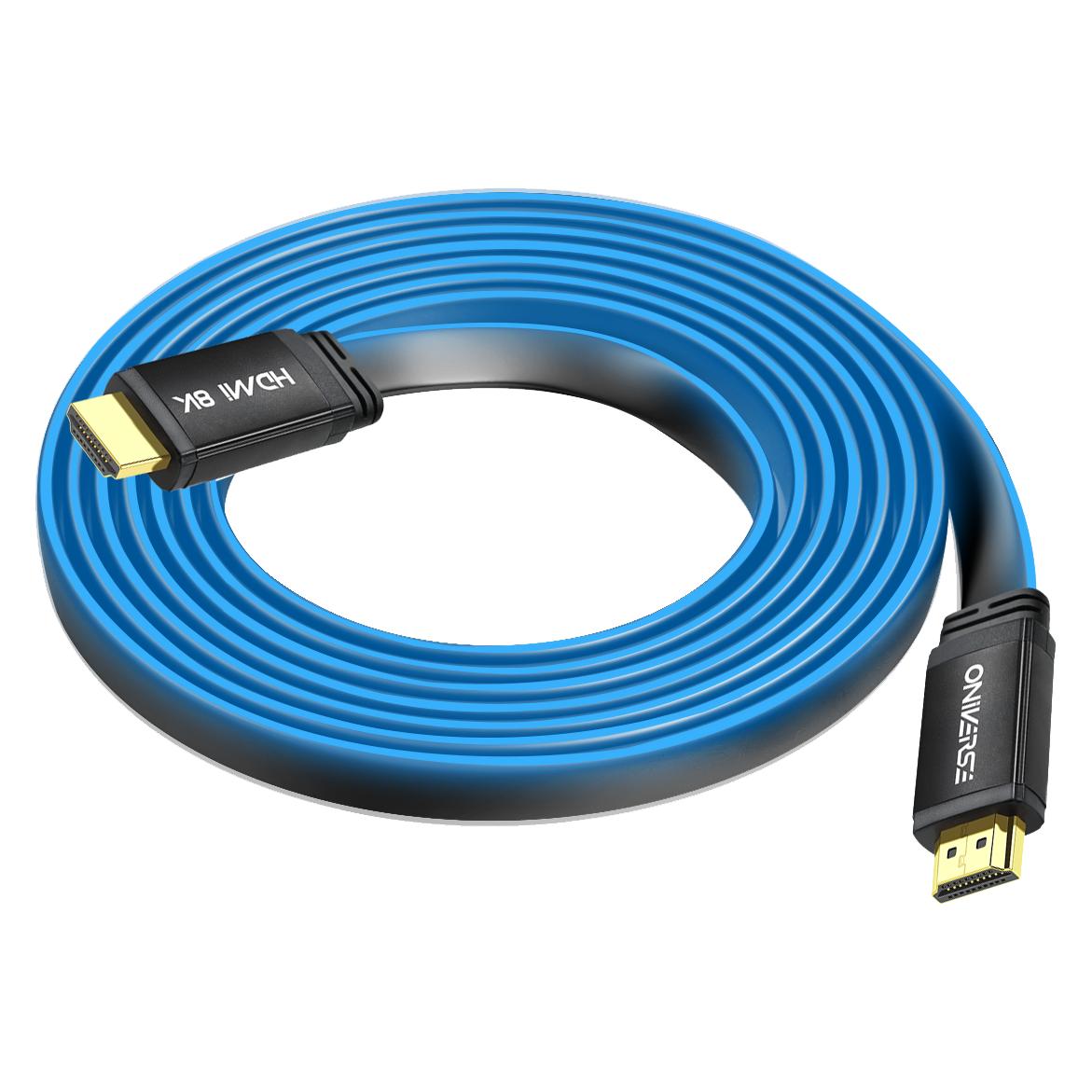 Oniverse - Hdmi Led Cable 8K - Blue (2 m) (ONICAB2-HDMILED-BLUE)