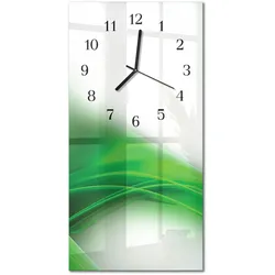WANDUHR aus Glas 30x60 cm - Muster