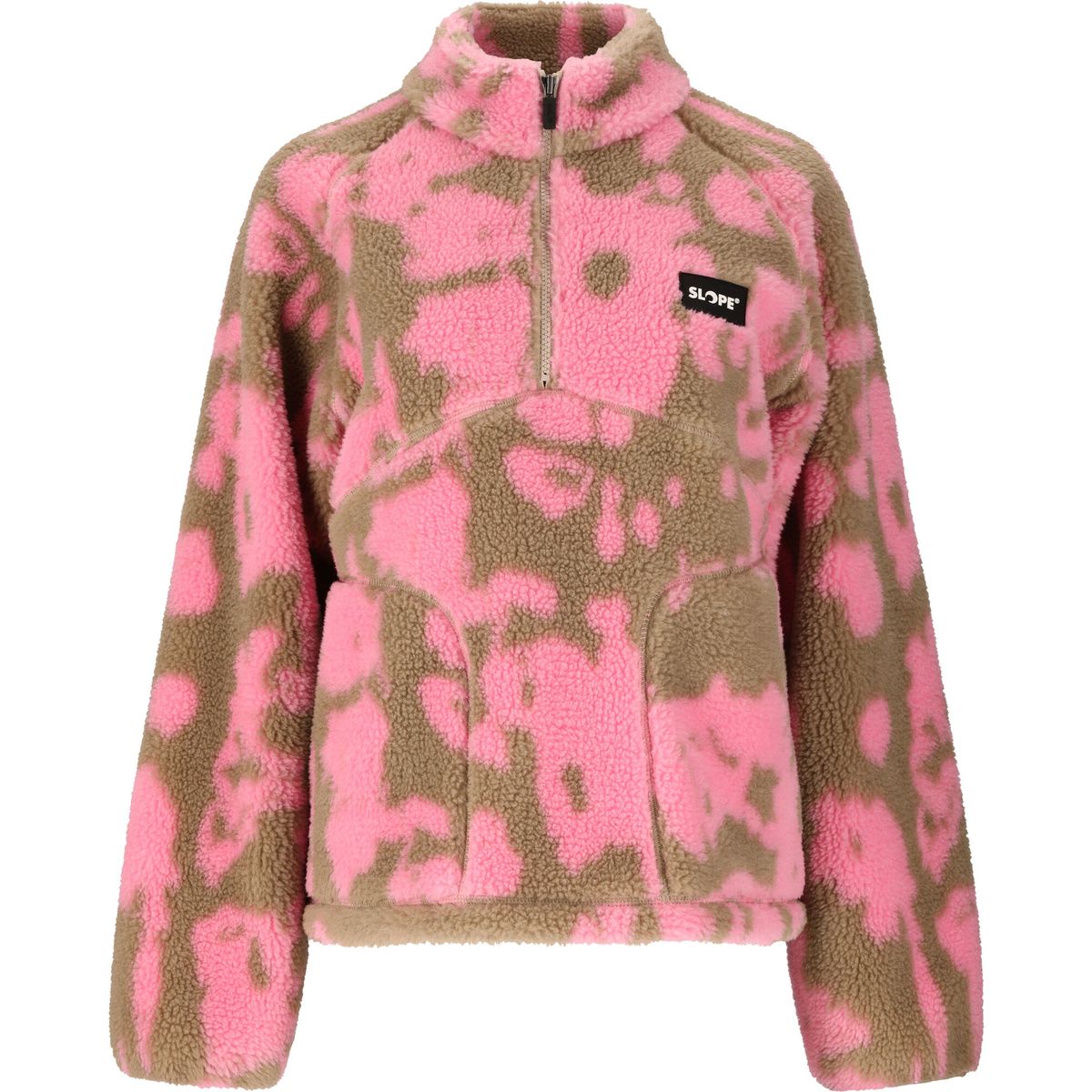 Slope Kendor W AOP Half Zipteddy Fleece prism pink (4047) M SL264025-4047-M