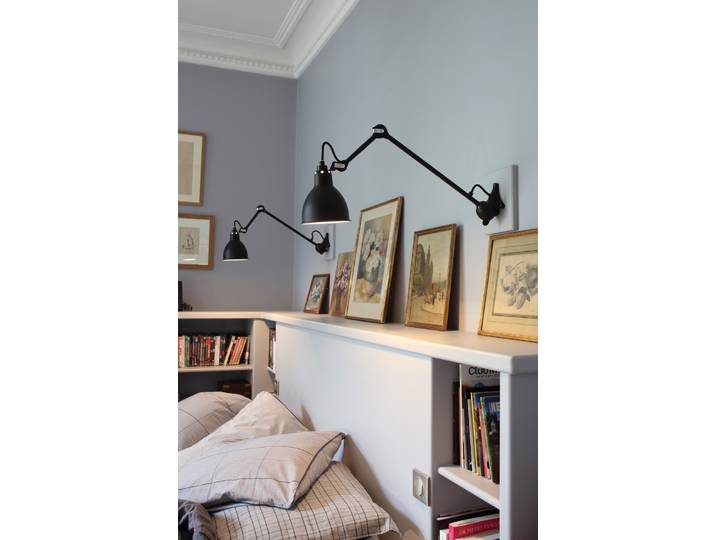 Applique murale Lampe Gras 222, noir/noir - DCW - Salon / séjour - Métal