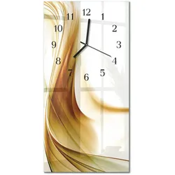 WANDUHR aus Glas 30x60 cm - Abstraktion