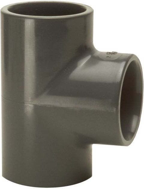 Bänninger PVC-U T-Stück 90Grad 1510119012 63mm, DN 50, allseitige Klebmuffe