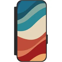 Nivocase Klapphülle für Google Pixel 10a Handyhülle aus Kunst Leder NIVOflip schwarz Farbe Farbverlauf (Google Pixel 10a), Smartphone Hülle, Schwarz