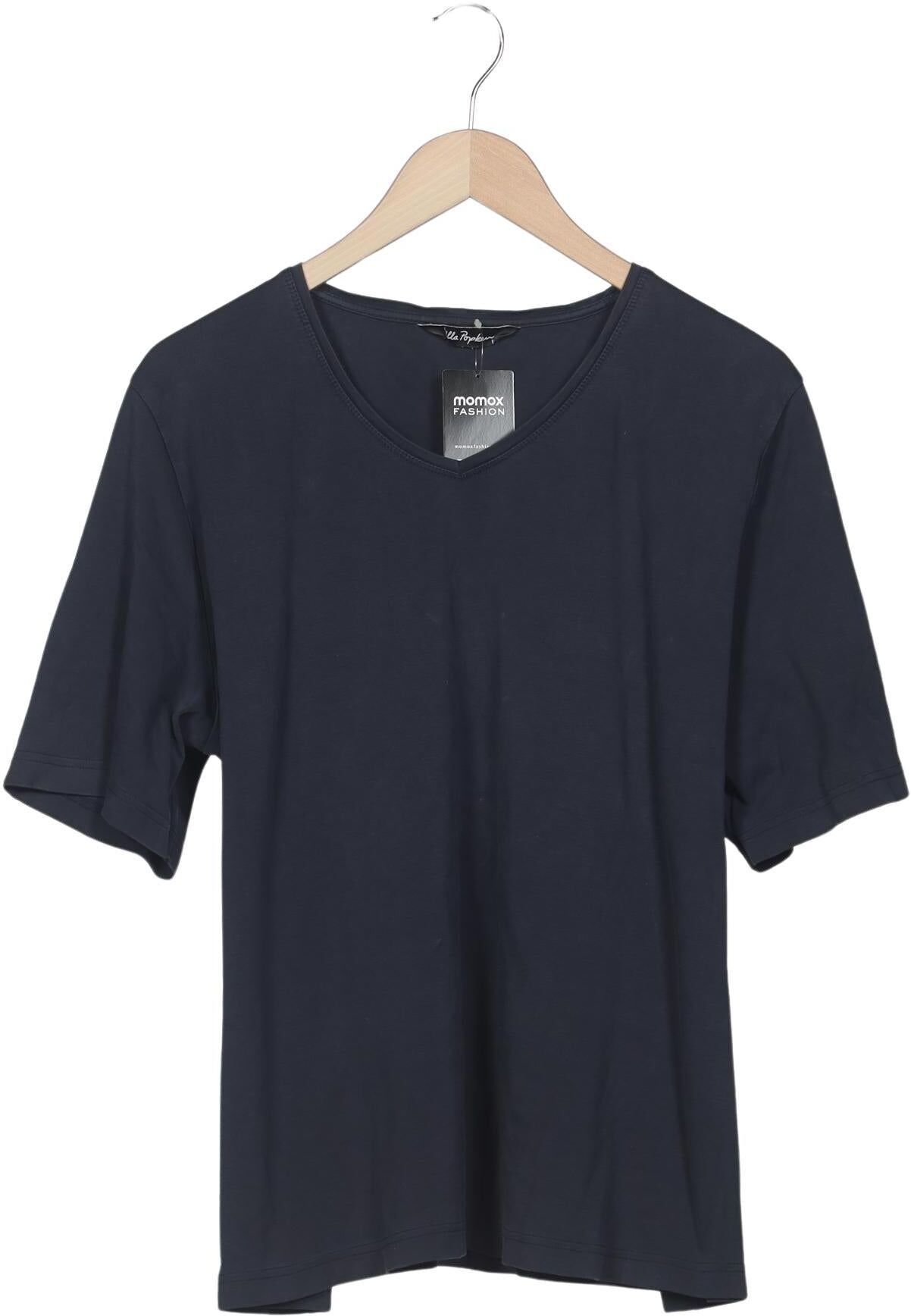 Ulla Popken Damen T-Shirt, Marineblau, Gr. Xxl, Baumwolle - Second Hand