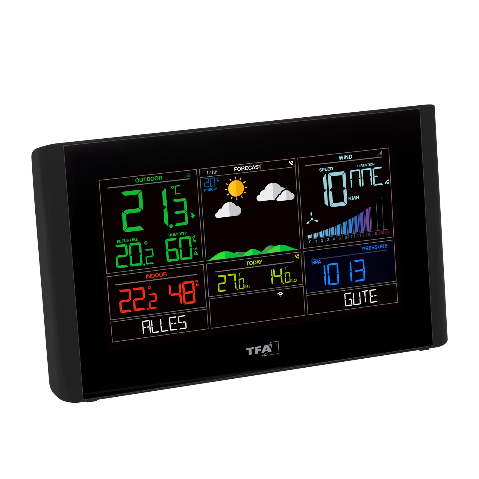 TFA Dostmann Draadloos weerstation VIEW BREEZE met wifi, 35.8001.01