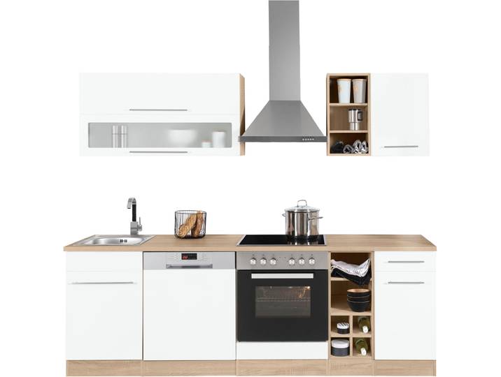 KOCHSTATION KS-Eton ohne E-Geräte, Breite 240 cm