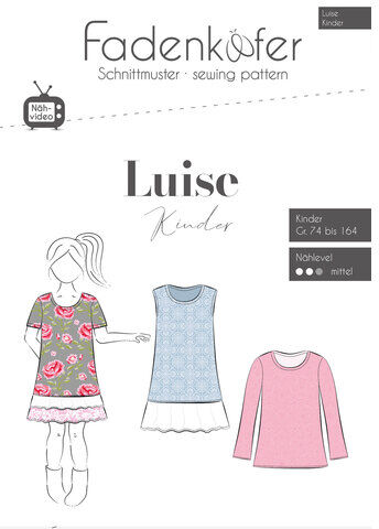 Fadenkäfer Schnitt "Kleid Luise" für Kinder