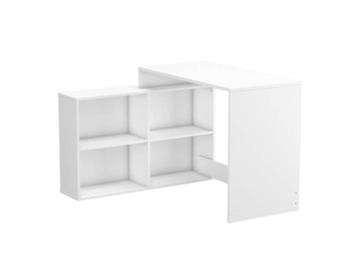 Calicosy Bureau d'Angle Réversible 4 Cases L111,9 cm - Corner