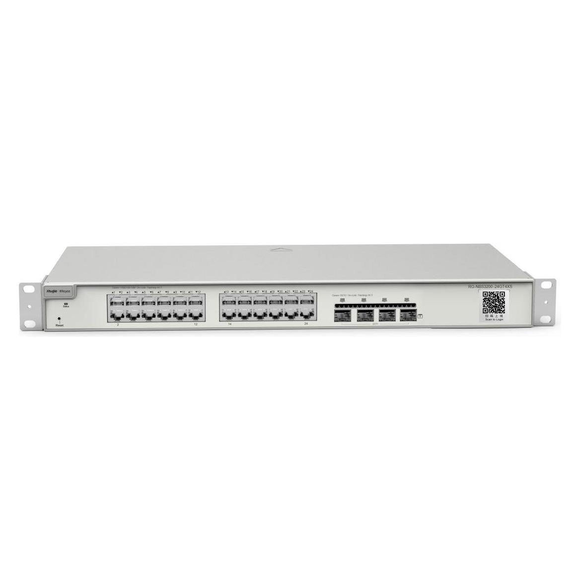 Ruijie SWITCH REYEE RG-NBS3200-24GT4XS-P 5-PORT 10/100 MBPS DESKTOP SWITCH (24 Ports) (RG-NBS3200-24GT4XS)