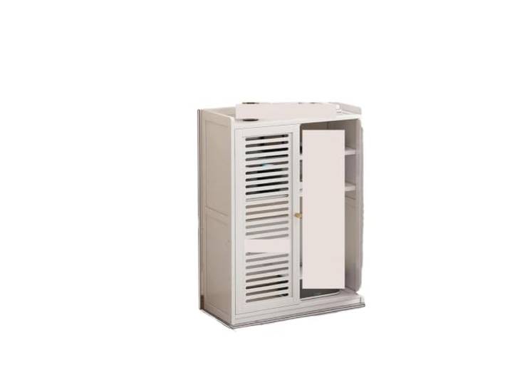‌WiFi-Organizer-Schrank ohne Bohren Wandmontiertes Router-Regal mit Abdeckung(Color 3)