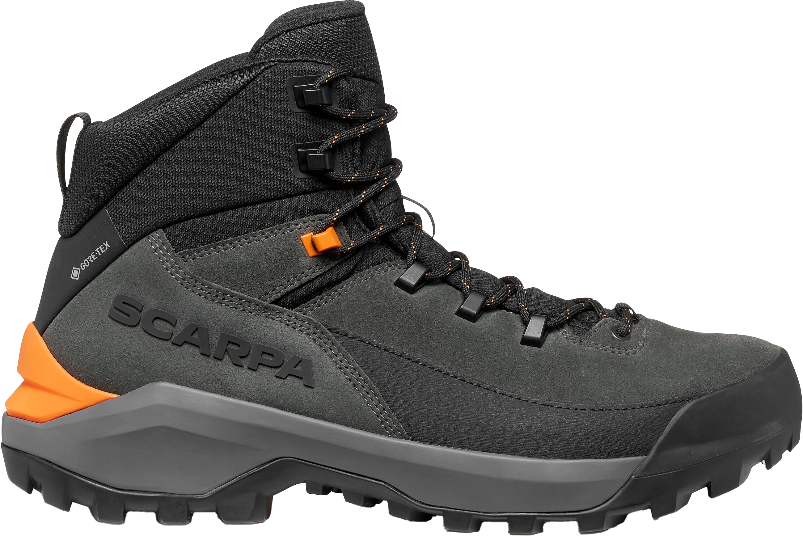 Scarpa Men's Mustang TRK GORE-TEX Shark Gray - Tonic Orange 42.5