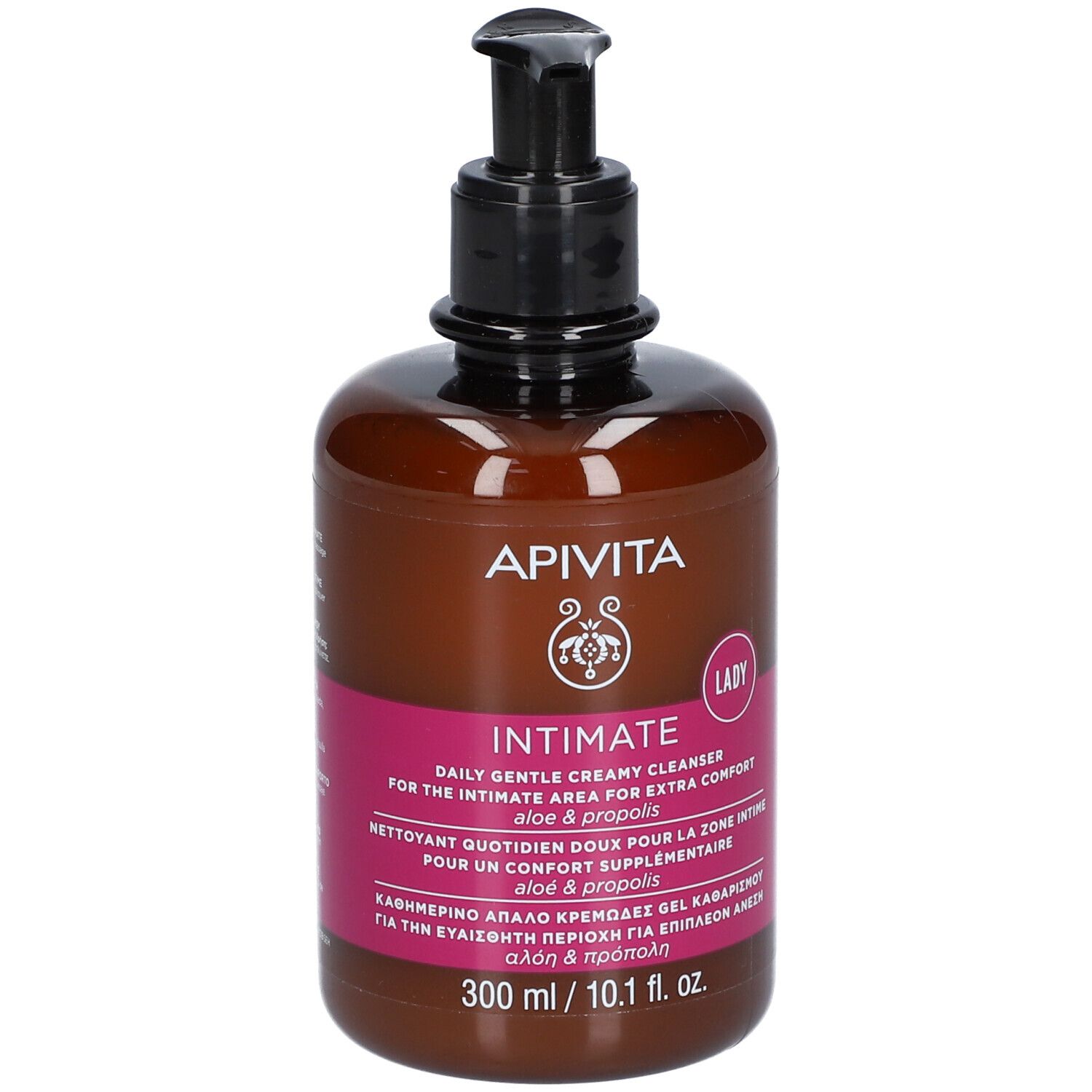 Apivita Intimate Lady Daily Gentle Creamy Cleanser Aloe & Propolis 300 ml Creme