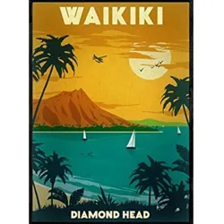 POSTER Waikiki A3 Rahmenlos