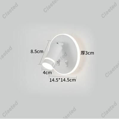 Uplift Picks Adjustable LED Bedside Reading Light With USB Charging Port a neutral Light