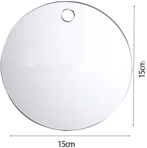 Inspire Curations Acrylic Anti Fog Shower Shaving Mirror yx