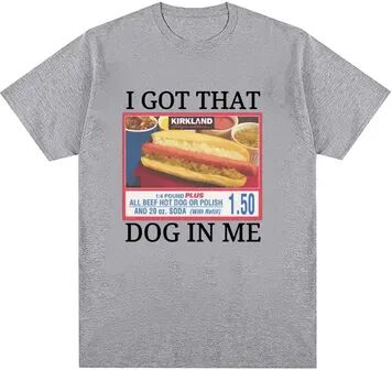 Multisell Products Hub Funny Kirkland Me Costco Graphic T Shirt Dog Meme Tee Shirt Men's Women's Vintage T shirt 3 l