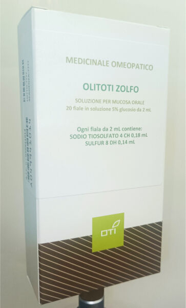 Olitoti Zolfo Rimedio Omeopatico 20 Fiale 2ml