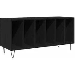 vidaXL Corlenen (Platten), CD- & Schallplatten Aufbewahrung, Schwarz