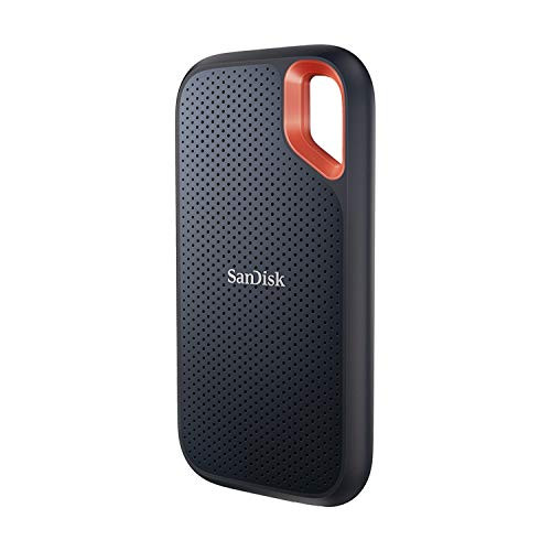 SanDisk Extreme Portable NVMe M.2 SSD 500 GB - USB-C - Zwart, Grijs, Oranje