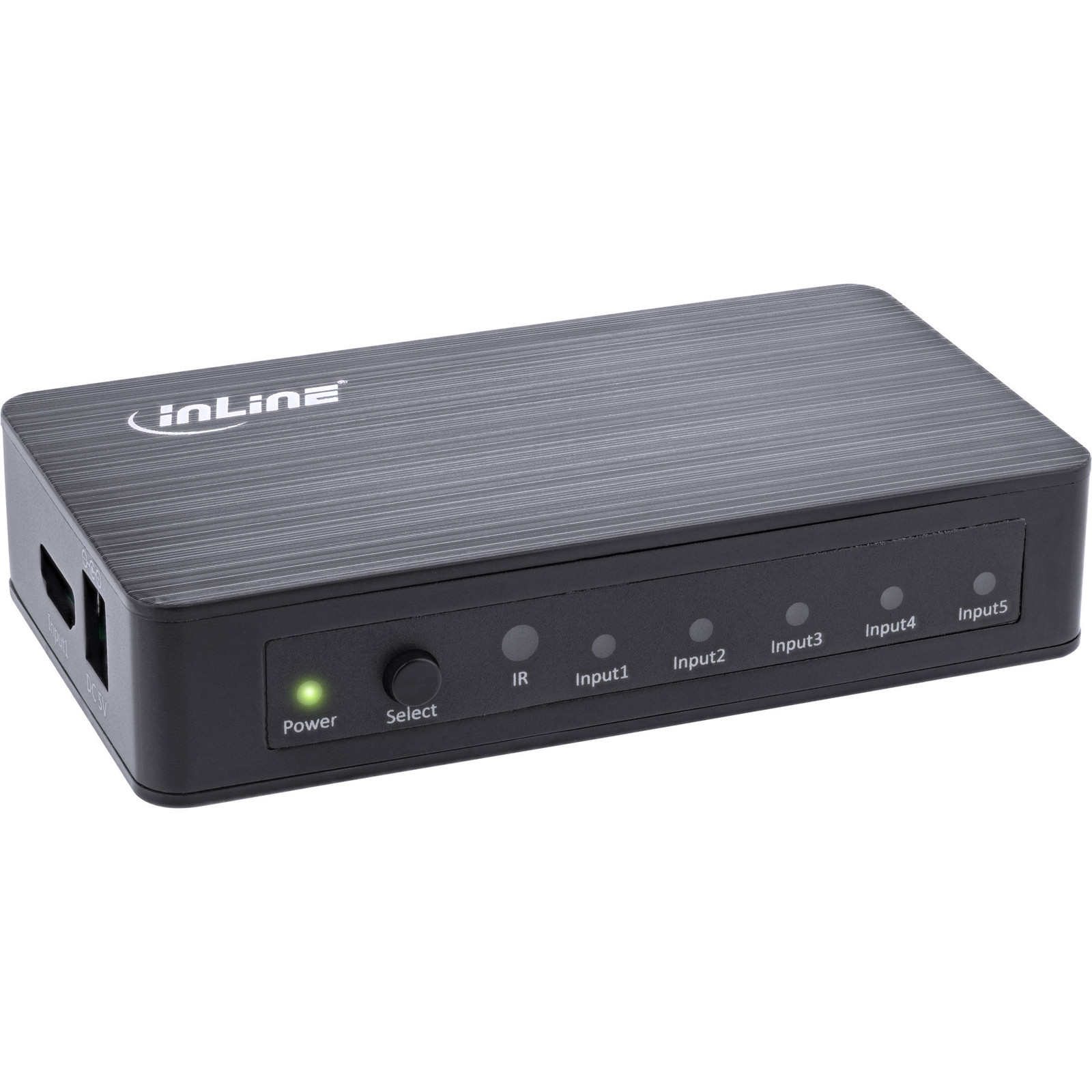 InLine 65019 HDMI-schakelaar, 5-voudig, 4K2K@60Hz, HDCP 2.2