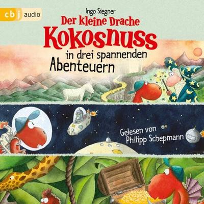 Der kleine Drache Kokosnuss in drei spannenden Abenteuern - Ingo Siegner, Audio, 9783837166637