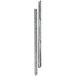 Hager, Verteilerschrank Zubehör, Tragschienen universN 750mm UN05A f.Schränke ab 160mm Tiefe Set=2Stück