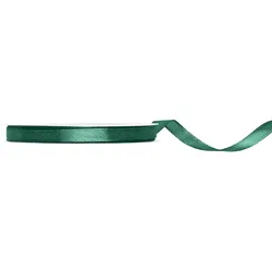 Satin Geschenkband dunkelgrün 25m 6mm breit