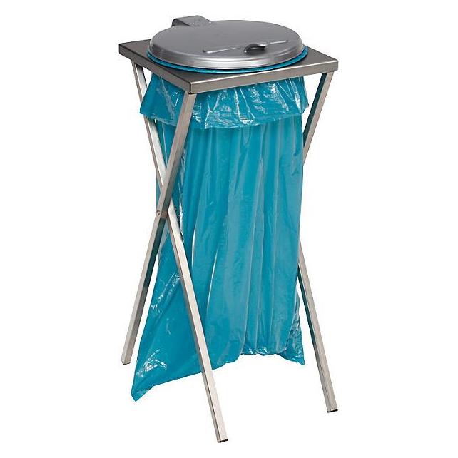 kaiserkraft Hygiene-Abfallsackhalter aus Edelstahl (120 l) (9196446)